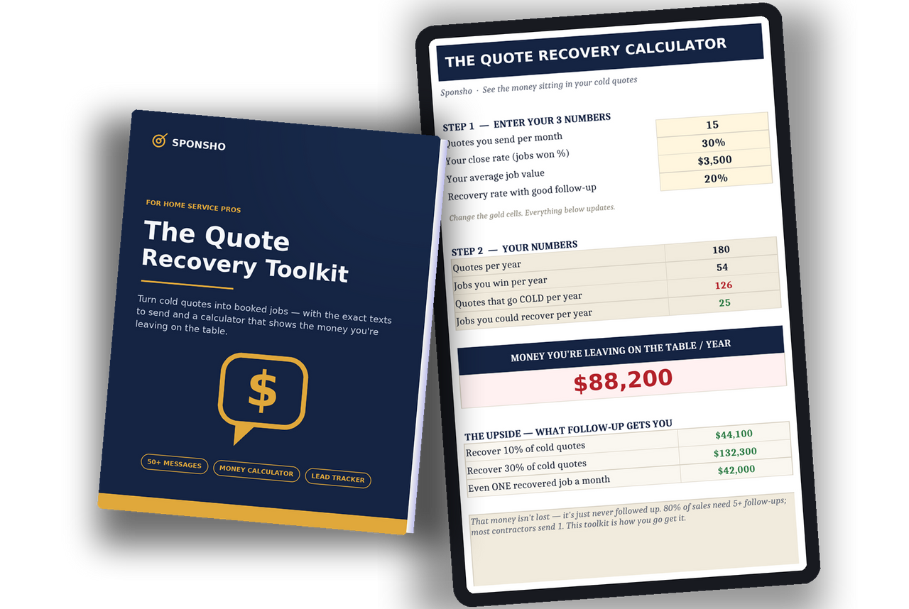 Quote Recovery Toolkit